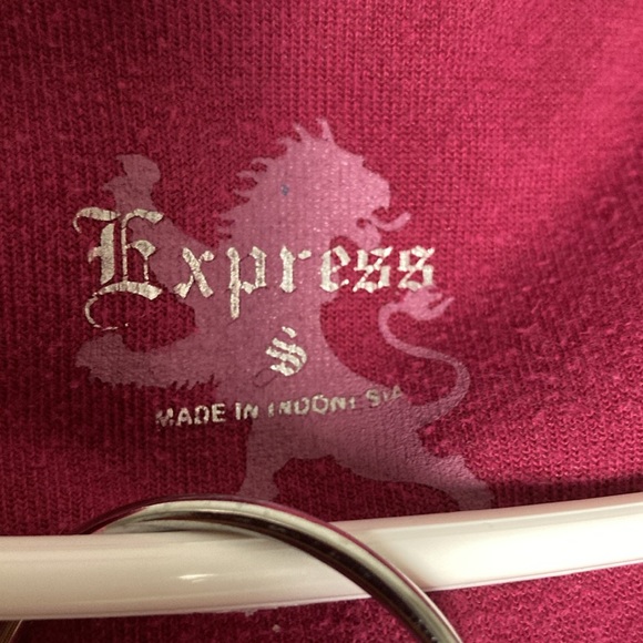 Express Pink Matching Lounge Hoodie Sweatpants Set Size 2 - Picture 4 of 16